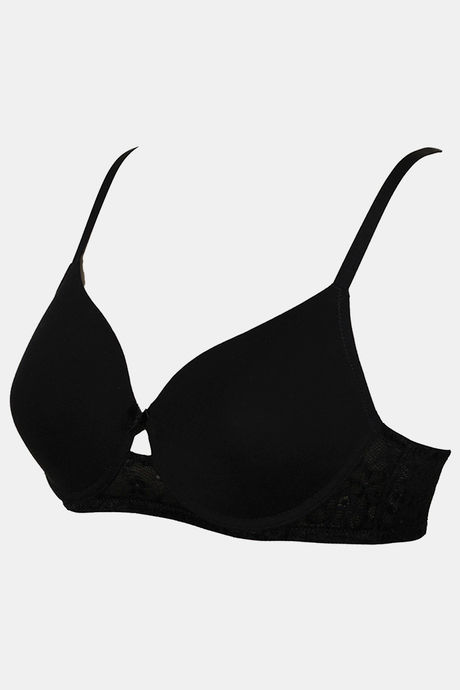 Zivame Beautiful Basics Padded Wired 3/4th Coverage T-Shirt Bra - Anthracite — image 7
