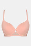 Zivame Beautiful Basics Padded Wired 3/4th Coverage T-Shirt Bra - Peach Pearl — thumbnail 5
