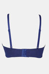 Zivame Summer Love Padded Wired 3/4th Coverage Strapless Bra - Blue Depth — thumbnail 8
