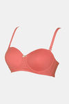 Zivame Summer Love Padded Wired 3/4th Coverage Strapless Bra - Georgia Peach — thumbnail 9