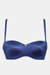 Zivame Marshmallow Padded Wired Low Demi Coverage Strapless - Navy — thumbnail 7