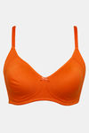 Zivame Urban Leisure Double Layered Non Wired Full Coverage T-Shirt Bra - Apricot Orange — thumbnail 5