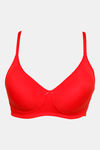 Zivame Urban Leisure Double Layered Non Wired Full Coverage T-Shirt Bra - Barbados Cherry — thumbnail 5