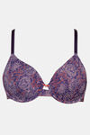 Zivame Twilight Bloom Padded Wired 3/4th Coverage T-Shirt Bra - Parachute Purple Pt — thumbnail 5