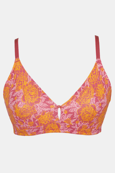Zivame Twilight Bloom Double Layered Non Wired 3/4th Coverage T-Shirt Bra - Malaga Pt — image 5