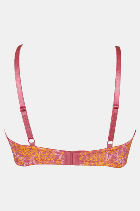 Zivame Twilight Bloom Double Layered Non Wired 3/4th Coverage T-Shirt Bra - Malaga Pt — image 6