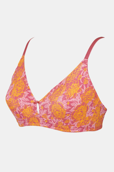 Zivame Twilight Bloom Double Layered Non Wired 3/4th Coverage T-Shirt Bra - Malaga Pt — image 7