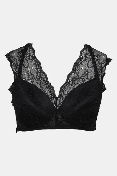 Zivame Padded Non Wired Full Coverage Blouse Bra - Anthracite — image 7