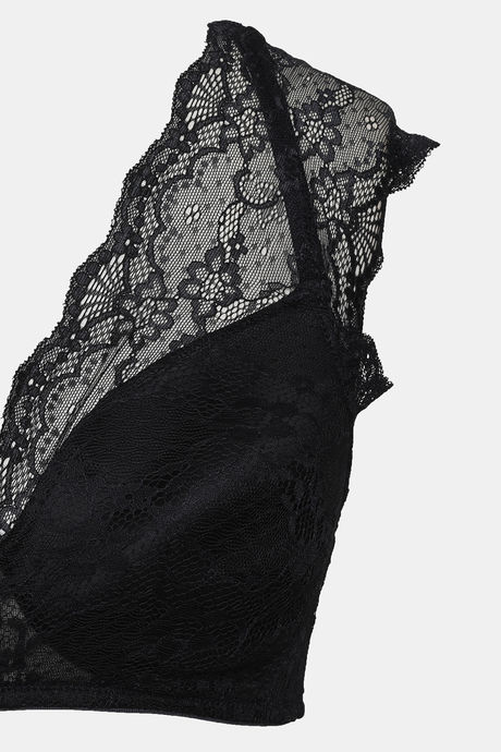 Zivame Padded Non Wired Full Coverage Blouse Bra - Anthracite — image 10