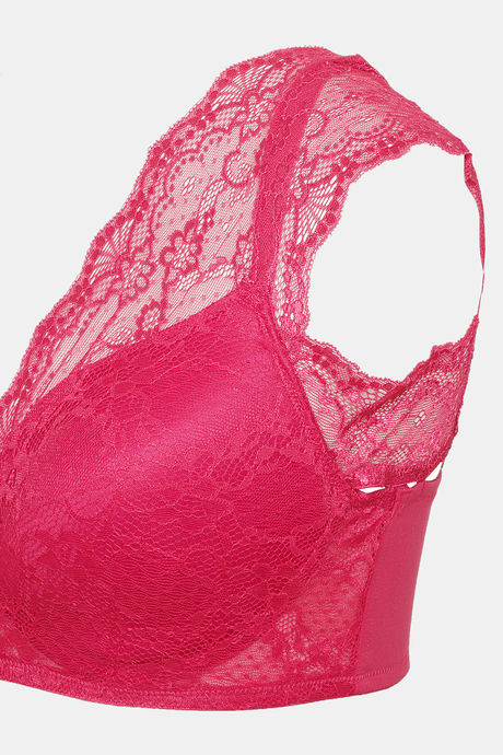 Zivame Padded Non Wired Full Coverage Blouse Bra - Cabaret — image 11