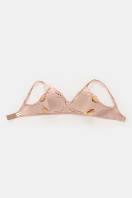 Zivame Double Layered Non Wired Full Coverage Post Breast Surgery Bra - Skin — image 5