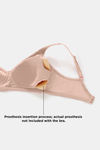 Zivame Double Layered Non Wired Full Coverage Post Breast Surgery Bra - Skin — thumbnail 6