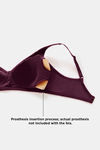 Zivame Double Layered Non Wired Full Coverage Post Breast Surgery Bra - Fig — thumbnail 6