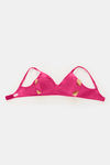 Zivame Double Layered Non Wired Full Coverage Post Breast Surgery Bra - Fuchsia Red — thumbnail 5