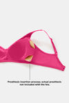 Zivame Double Layered Non Wired Full Coverage Post Breast Surgery Bra - Fuchsia Red — thumbnail 6