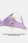 Zivame Double Layered Non Wired Full Coverage Post Breast Surgery Bra - Lavendula — thumbnail 6