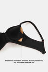 Zivame Padded Non Wired Full Coverage Post Breast Surgery Bra - Black — thumbnail 6
