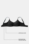 Zivame True Curv Double Layered Non Wired 3/4th Coverage Sag Lift Bra - Anthracite — thumbnail 7