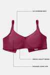 Zivame True Curv Double Layered Non Wired 3/4th Coverage Sag Lift Bra - Purple Potion — thumbnail 5
