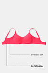 Zivame True Curv Double Layered Non Wired 3/4th Coverage Sag Lift Bra - Raspberry — thumbnail 6