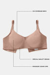 Zivame True Curv Double Layered Non Wired 3/4th Coverage Sag Lift Bra - Roebuck — thumbnail 7