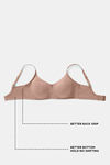 Zivame True Curv Double Layered Non Wired 3/4th Coverage Sag Lift Bra - Roebuck — thumbnail 8