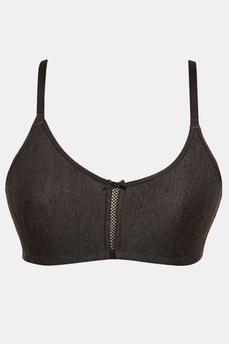 Zivame Double Layered Non Wired 3/4th Coverage Bra - Anthra Melange — image 8
