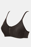 Zivame Double Layered Non Wired 3/4th Coverage Bra - Anthra Melange — thumbnail 10