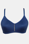 Zivame Double Layered Non Wired 3/4th Coverage Bra - Navy Peony — thumbnail 8