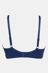 Zivame Double Layered Non Wired 3/4th Coverage Bra - Navy Peony — thumbnail 9