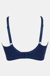 Zivame Double Layered Non Wired 3/4th Coverage Bra - Navy Peony — thumbnail 6