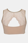 Zivame Ornate Glitz Padded Wired 3/4th Coverage Blouse Bra - Cuban Sand — thumbnail 6
