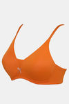 Zivame Damask Padded Non Wired 3/4th Coverage T-Shirt Bra - Autumn Maple — thumbnail 7
