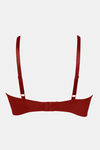 Zivame Damask Padded Non Wired 3/4th Coverage T-Shirt Bra - Merlot — thumbnail 6
