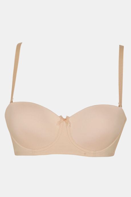 Zivame Damask Padded Wired 3/4th Coverage T-Shirt Bra - Cuban Sand — image 6