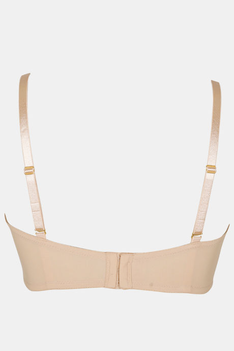 Zivame Damask Padded Wired 3/4th Coverage T-Shirt Bra - Cuban Sand — image 7