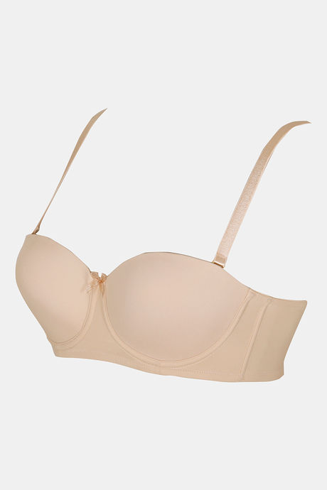 Zivame Damask Padded Wired 3/4th Coverage T-Shirt Bra - Cuban Sand — image 8