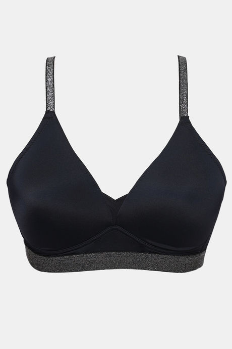 Zivame Shine & Shimmer Padded Non Wired 3/4th Coverage T-Shirt Bra - Anthracite — image 5