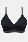Zivame Shine & Shimmer Padded Non Wired 3/4th Coverage T-Shirt Bra - Anthracite — thumbnail 5