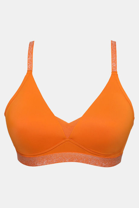 Zivame Shine & Shimmer Padded Non Wired 3/4th Coverage T-Shirt Bra - Autumn Maple — image 5