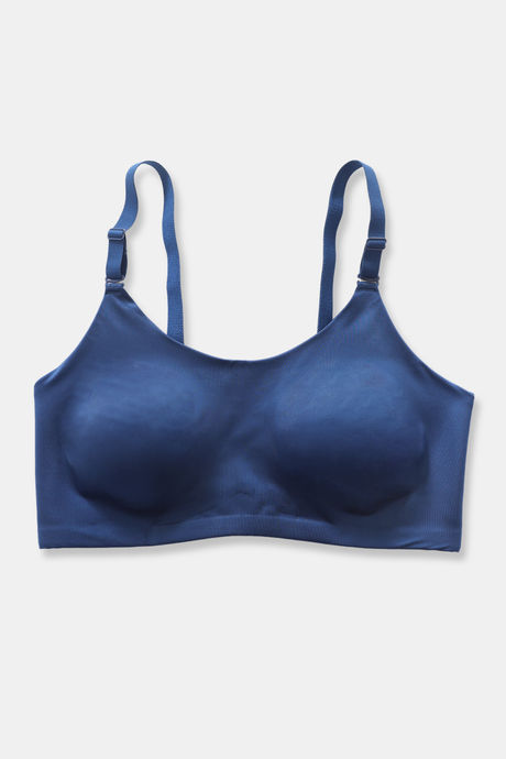 Zivame True Curv Double Layered Non Wired Full Coverage Super Support - Navy Peony — image 7