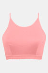 Zivame Pointelle Double Layered Non Wired Full Coverage Bralette - Salmon Rose — thumbnail 5