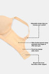 Zivame True Curv Lightly Lined Padded Non Wired Full Coverage Super Support Spacer Bra - Bellini — thumbnail 6