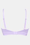 Zivame Pointelle Padded Non Wired 3/4th Coverage T-Shirt Bra - Lavender — thumbnail 6