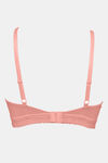 Zivame Pointelle Padded Wired 3/4th Coverage T-Shirt Bra - Salmon Rose — thumbnail 6