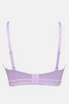 Zivame Pointelle Padded Wired 3/4th Coverage Strapless Bra - Lavender — thumbnail 6