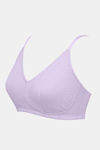 Zivame True Curv Pointelle Double Layered Non Wired 3/4th Coverage Supper Support Bra - Lavender — thumbnail 7
