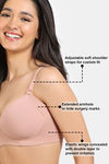 Zivame Padded Non Wired 3/4Th Coverage Post Breast Surgery Bra - Roebuck — thumbnail 7