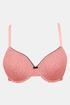 Zivame Knotty Padded Regular 3/4th Coverage T-Shirt Bra - Lobster Bisque — thumbnail 5