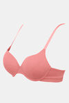 Zivame Pointelle Push-Up Wired Medium Coverage Bra - Salmon Rose — thumbnail 7
